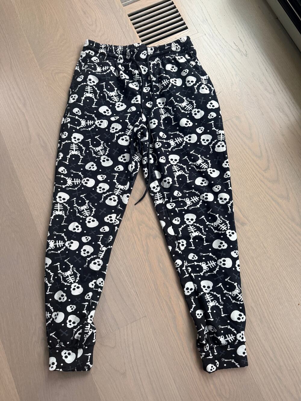 Shosho Skeleton Print Leggings Medium